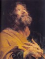 El apóstol penitente Pedro, pintor barroco de la corte, Anthony van Dyck